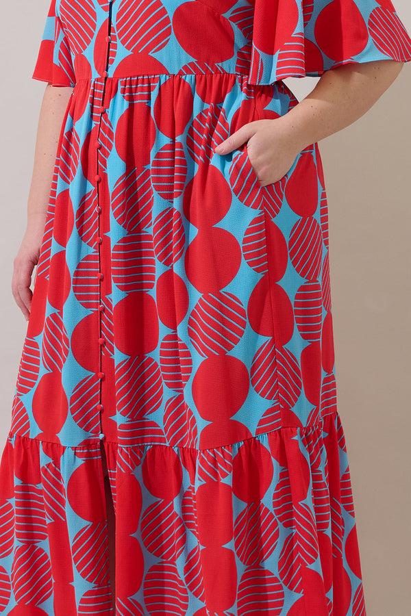 Sugarlips Pismo Flutter Maxi Dress Torry Geo Curve