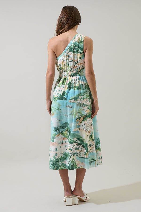 Sugarlips Piti Town Islay Smocked Midi Dress