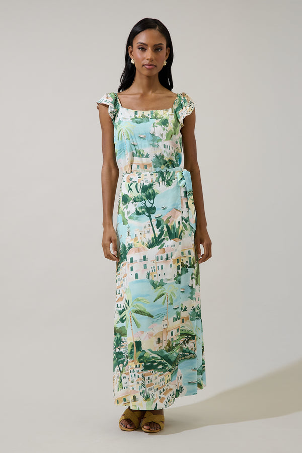 Sugarlips Piti Town Maxi Wrap Skirt