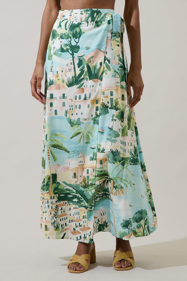 sugarlips Piti Town Maxi Wrap Skirt