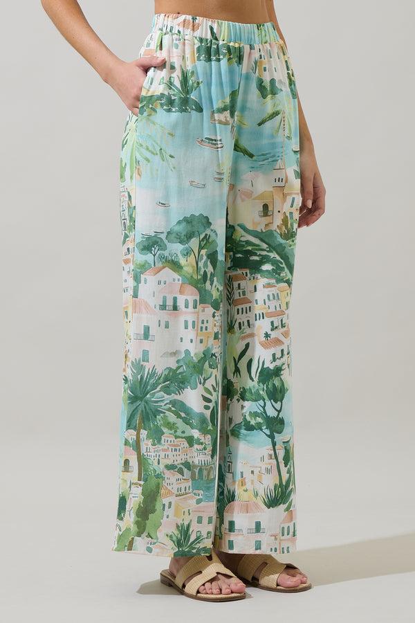 Sugarlips Piti Town Snipy Wide Leg Pants