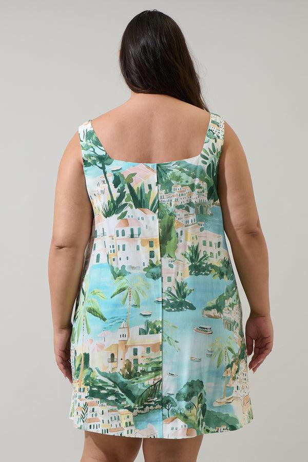 Sugarlips Piti Town Zenica Shift Mini Dress Curve