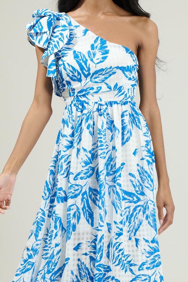 Sugarlips Polly Floral Ruffle Maxi Dress