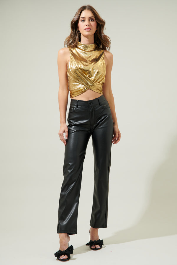 Sugarlips Primadonna Twist Crop Top