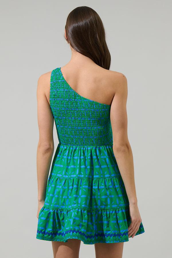 Sugarlips Prism Play Remi One Shoulder Mini Dress