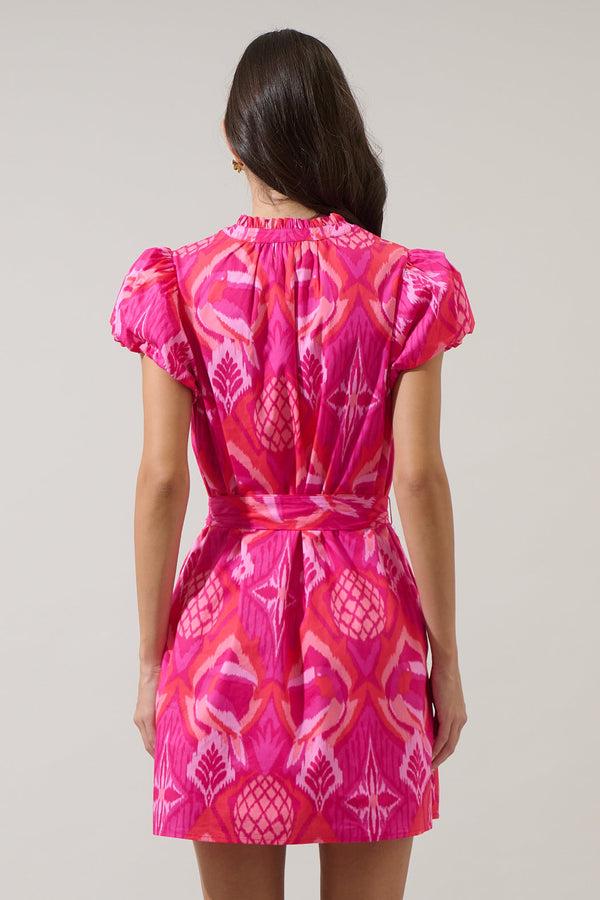 Sugarlips Prissa Ikat Orela Shift Mini Dress