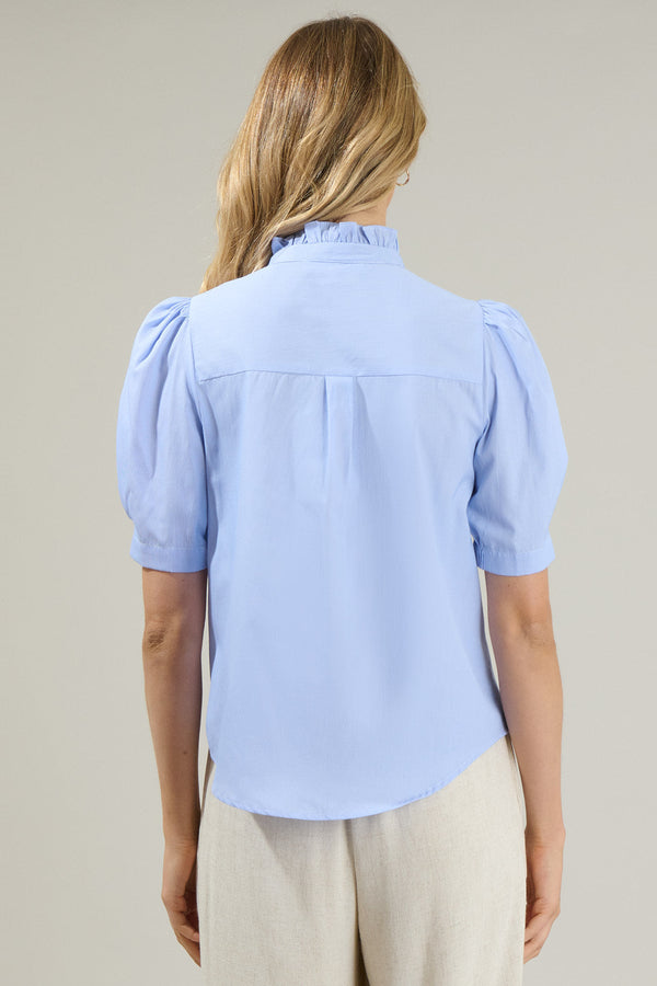 Sugarlips Quest Striped Button Down Top