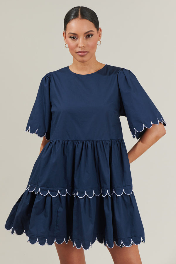 sugarlips Quintana Tiered Mini Dress