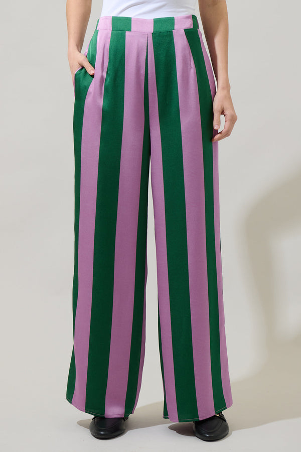 sugarlips Rag Striped Wide Leg Pants