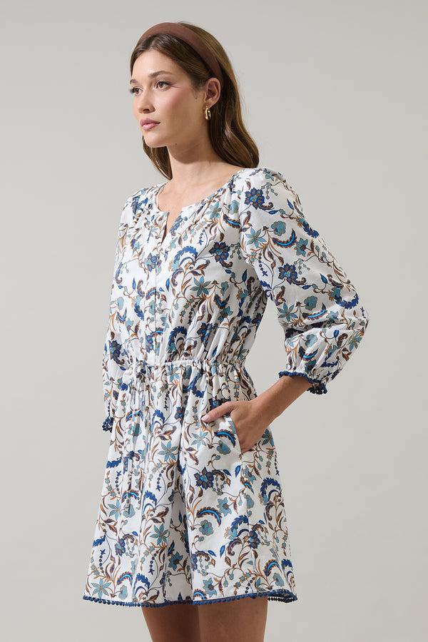 Sugarlips Ralston Floral Kennady Shift Mini Dress