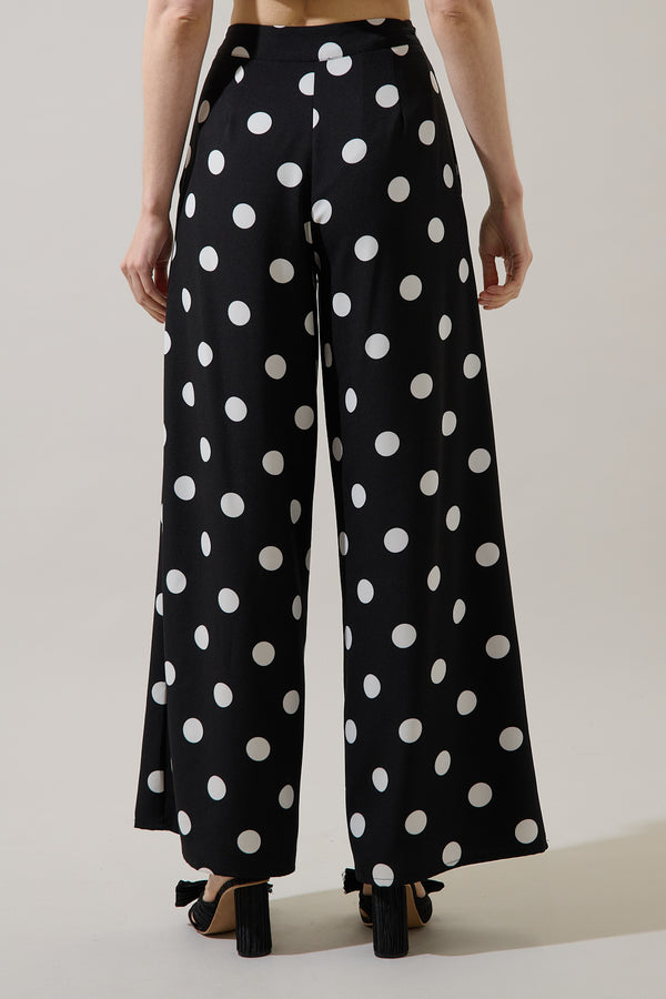 Sugarlips Randal Polka Dot Wide Leg Pants