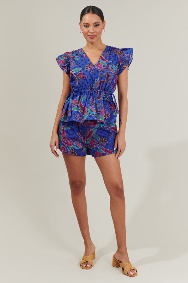 Sugarlips Rayanne Indigo Zaferia Bermuda Shorts