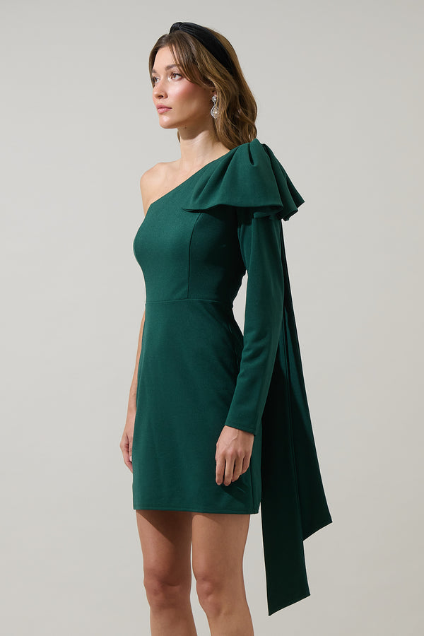 Sugarlips Renata One Shoulder Mini Dress