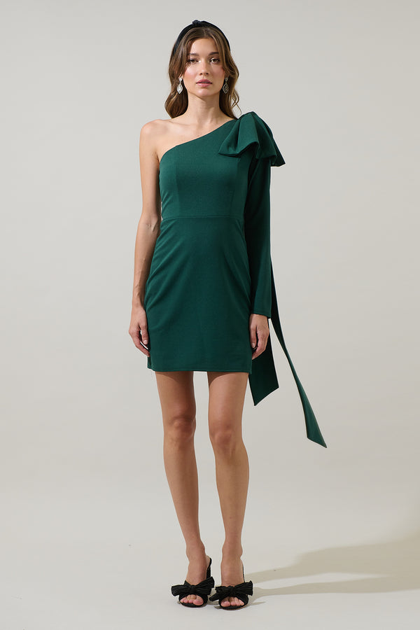 Sugarlips Renata One Shoulder Mini Dress
