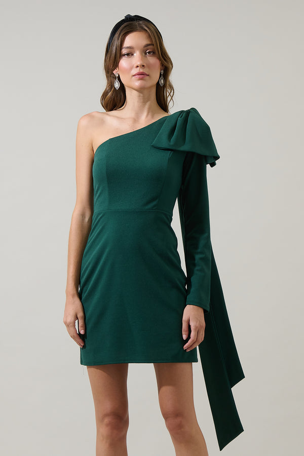 sugarlips Renata One Shoulder Mini Dress