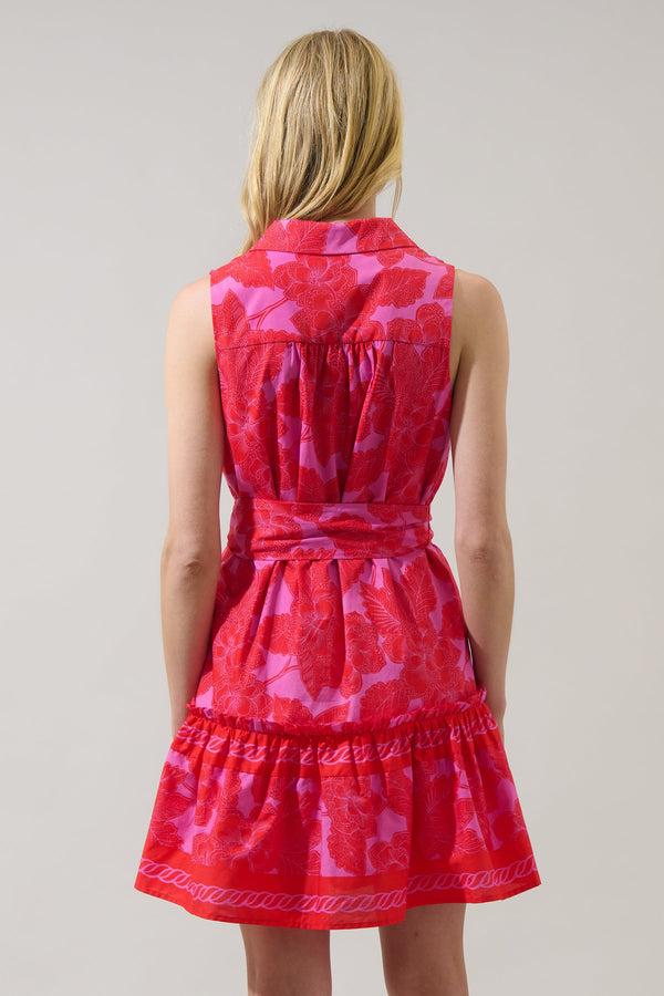 Sugarlips Rency Floral Zady Sleeveless Mini Dress