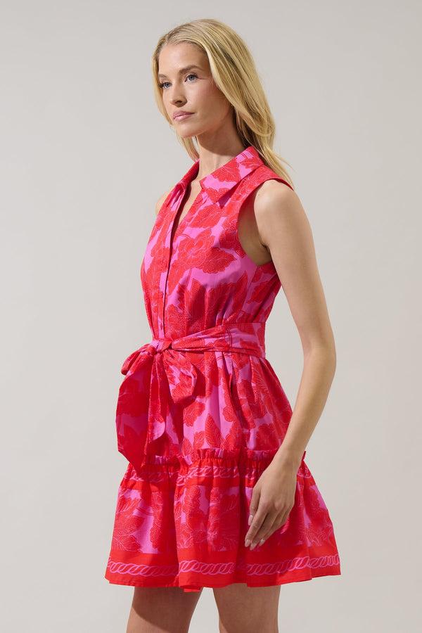 Sugarlips Rency Floral Zady Sleeveless Mini Dress