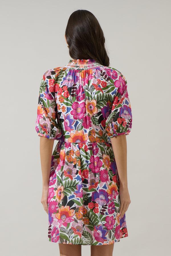 Sugarlips Rendal Floral Jesse Babydoll Mini Dress