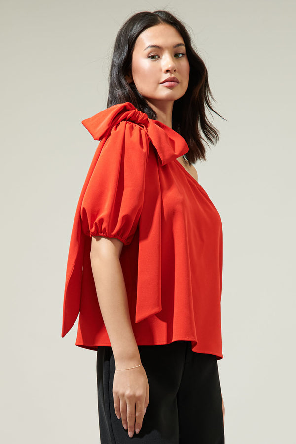 Sugarlips Renee One Shoulder Blouse