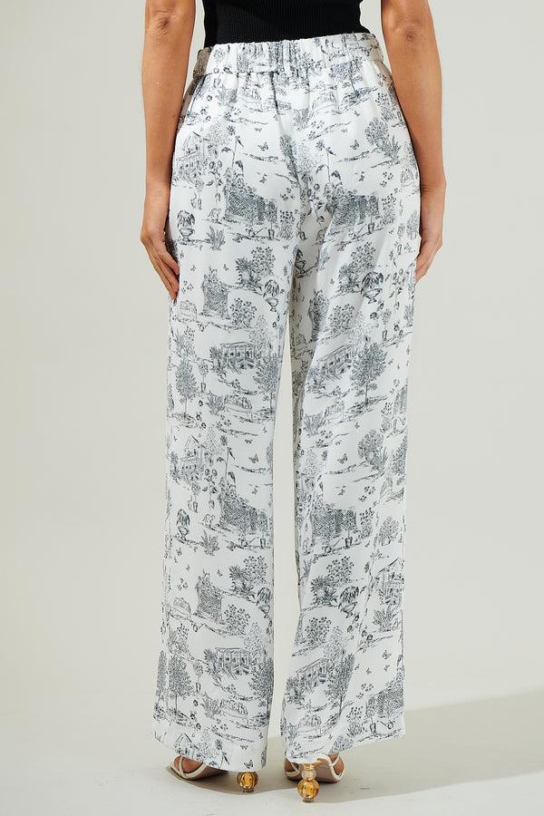 Sugarlips Renzo Toile Mulvane Wide Leg Pants