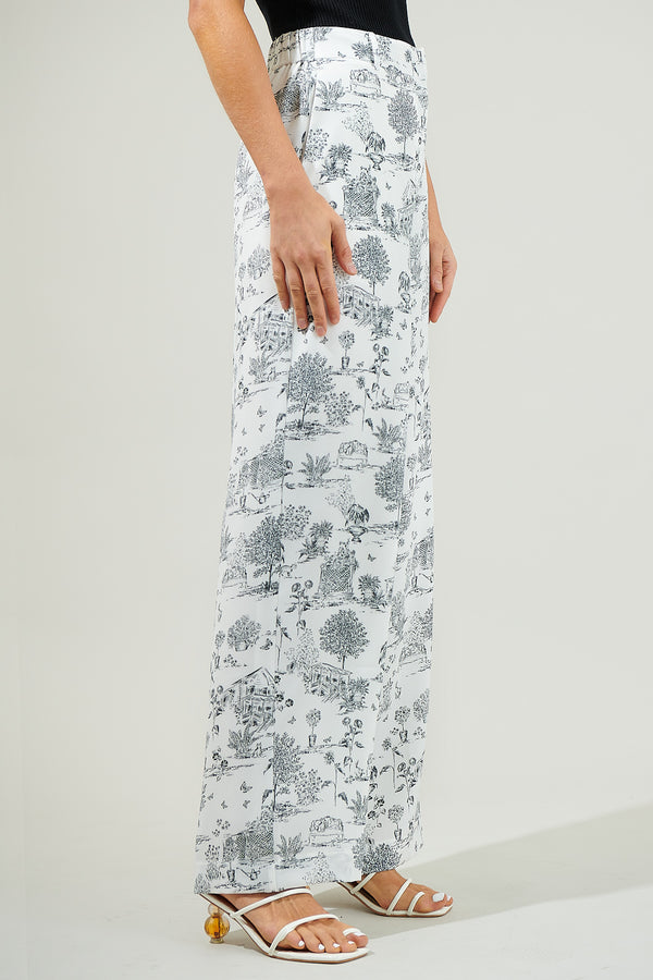 Sugarlips Renzo Toile Mulvane Wide Leg Pants