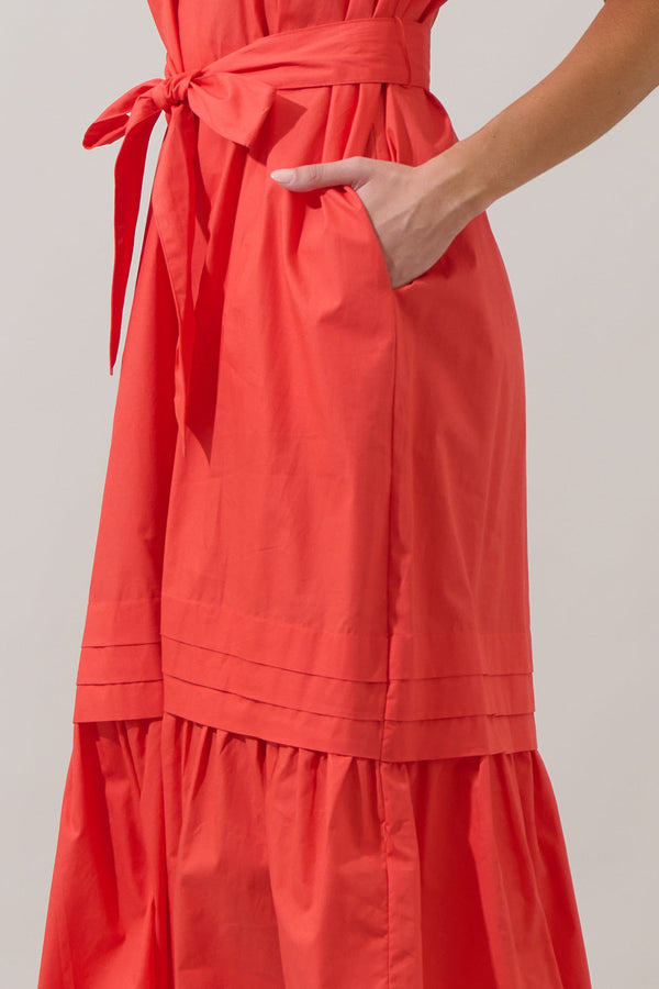 Sugarlips Reya Pleated Midi Dress