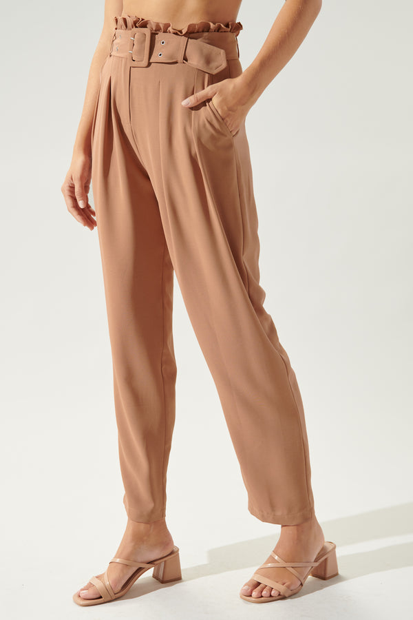 Sugarlips Riley Paper Bag Tapered Trousers