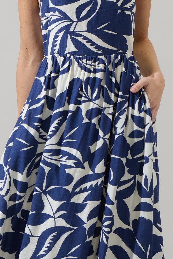 Sugarlips Rini Floral Emm Halter Maxi Dress