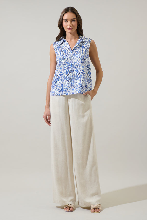 Sugarlips Romina Tropical Kirsa Sleeveless Top