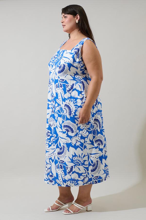 Sugarlips Ronan Floral Troy Maxi Dress Curve