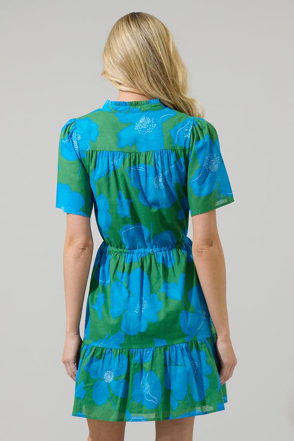 Sugarlips Rori Floral Amo Button Up Mini Dress