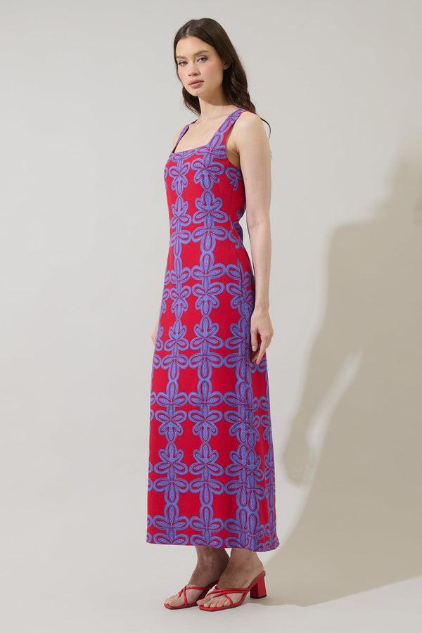 Sugarlips Rory Abstract Troy Maxi Dress