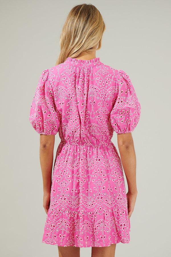 Sugarlips Rosie Eyelet Mini Dress