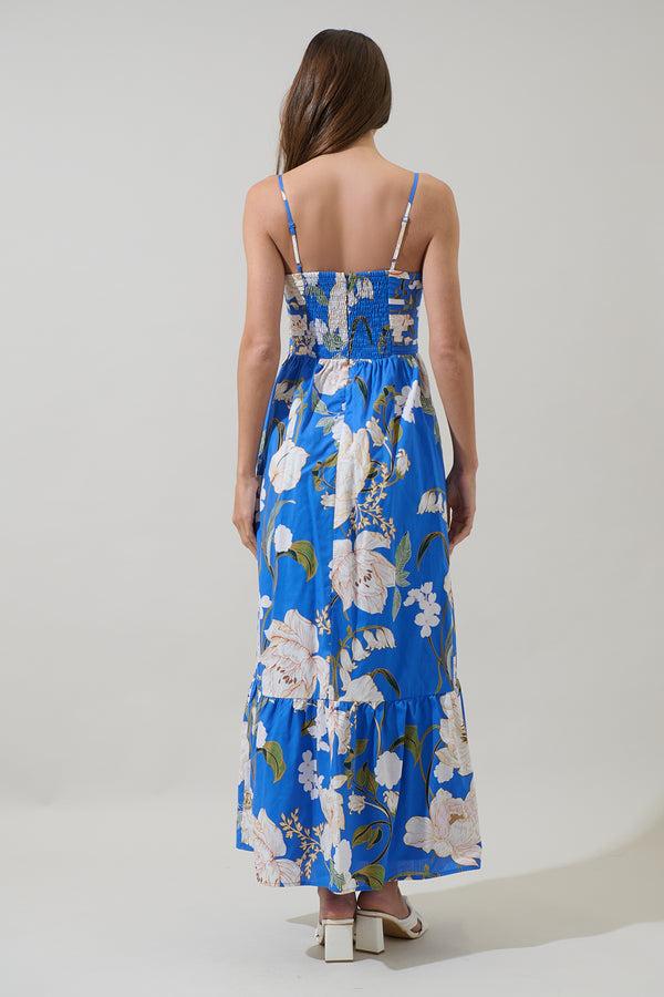 Sugarlips Roswell Floral Sima Pleated Maxi Dress