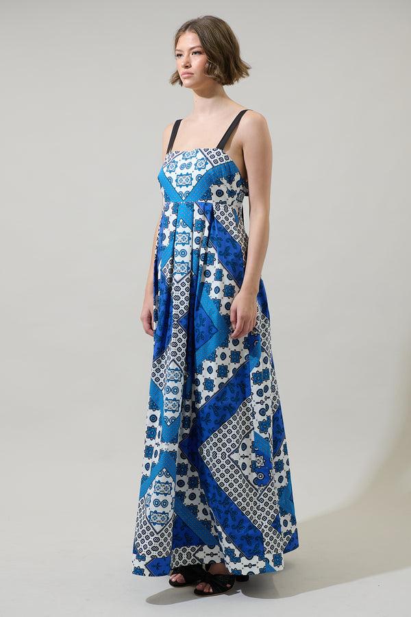 Sugarlips Roxy Fabiola Pleated Maxi Dress