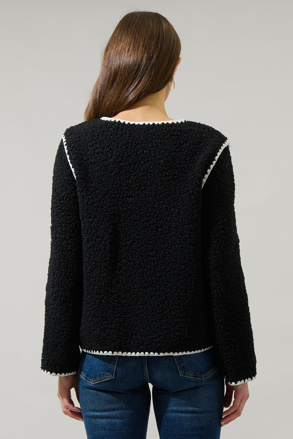 Sugarlips Roy Contrasting Button Up Jacket
