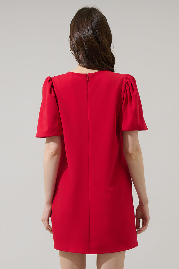Sugarlips Ruby Heart Shift Mini Dress