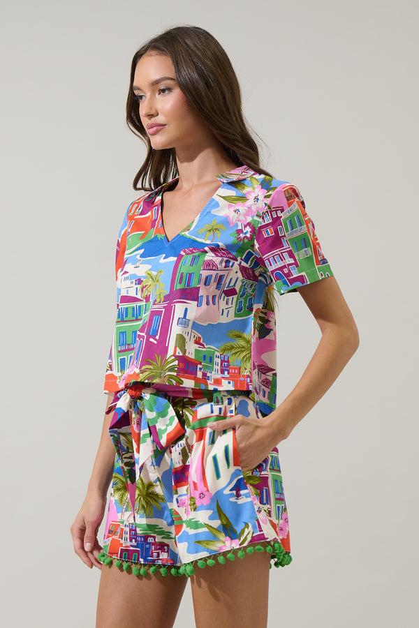 Sugarlips Rumi Town Marlie Collared Top