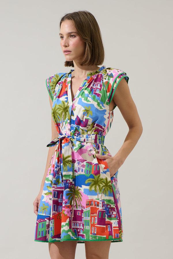 Sugarlips Rumi Town Olera Ruffle Mini Dress