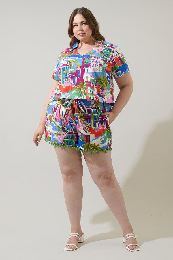 Sugarlips Rumi Town Zaferia Bermuda Shorts Curve