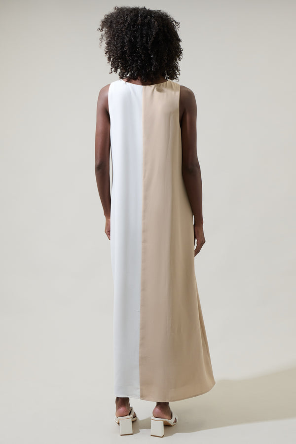 Sugarlips Safford Color Block Shift Maxi Dress