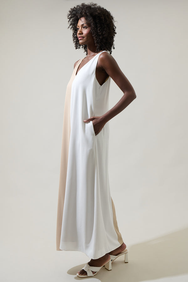 Sugarlips Safford Color Block Shift Maxi Dress