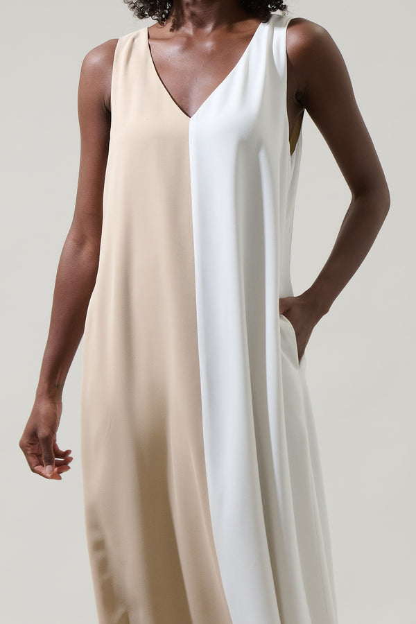 Sugarlips Safford Color Block Shift Maxi Dress
