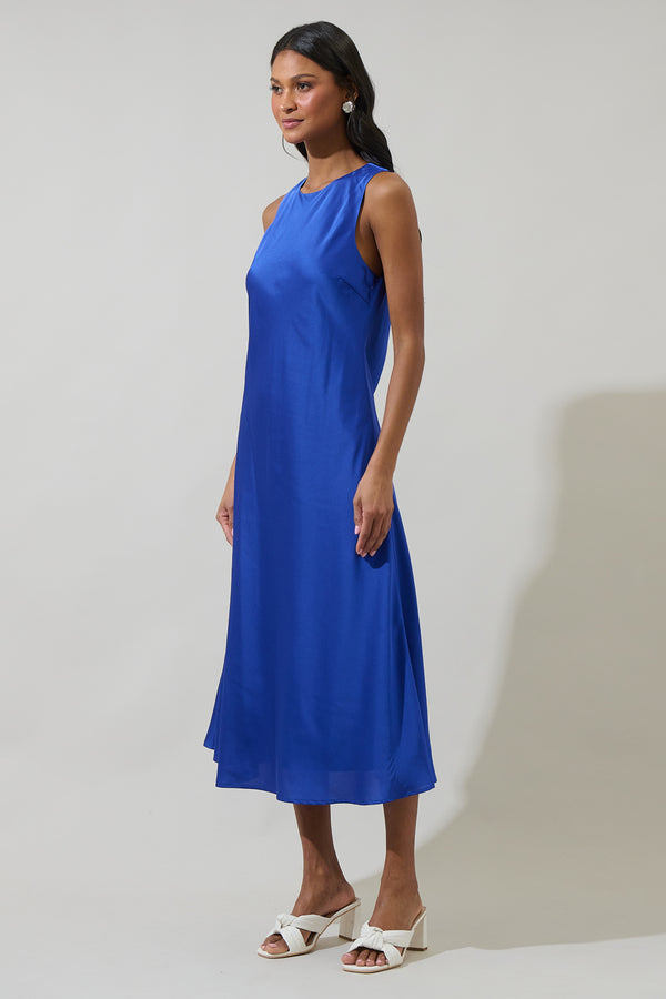 Sugarlips Saisha Satin Midi Dress