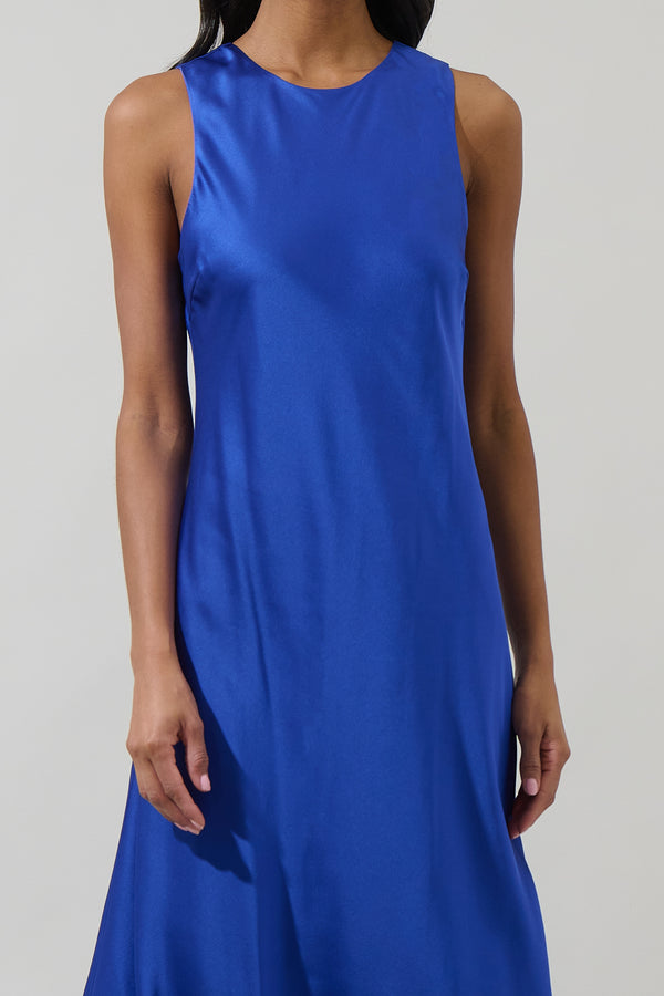 Sugarlips Saisha Satin Midi Dress