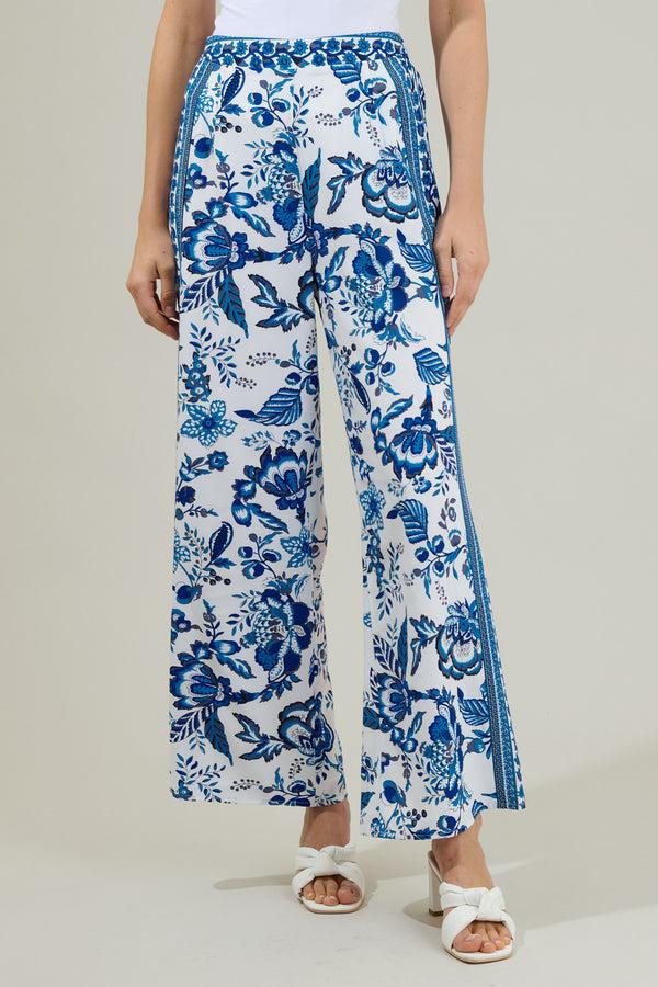 sugarlips Salema Floral Wide Leg Pants