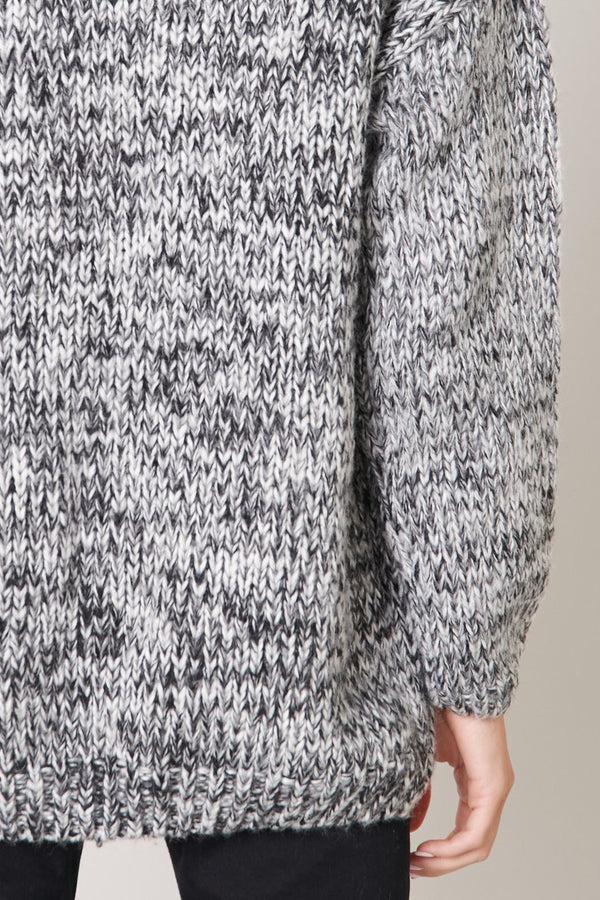 Sugarlips Salt And Pepper Turtleneck Sweater