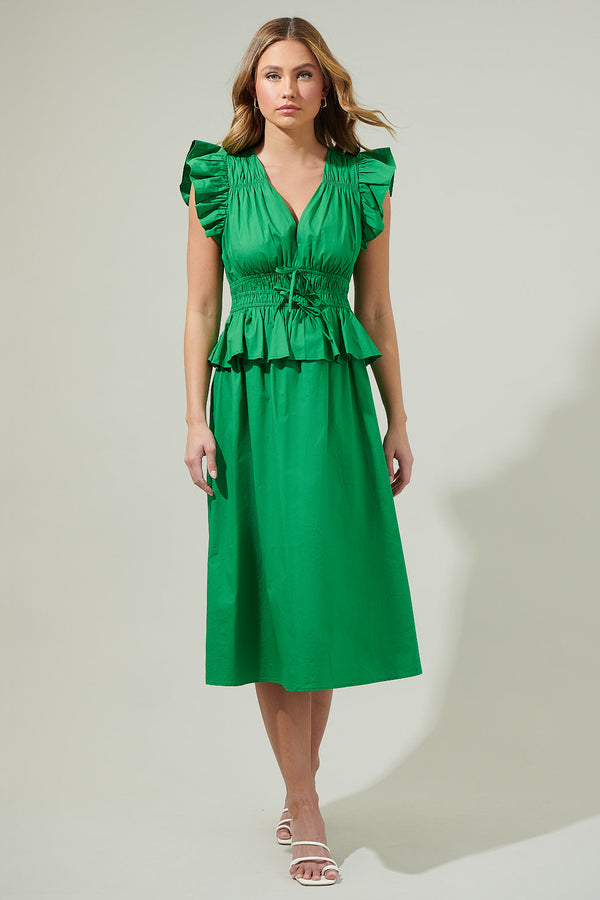 Sugarlips Sam Smocked Midi Dress