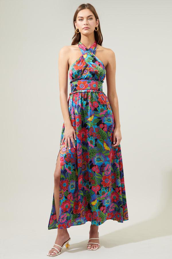 Sugarlips Santa Elena Aries Halter Maxi Dress