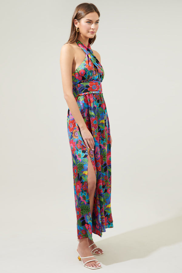 Sugarlips Santa Elena Aries Halter Maxi Dress
